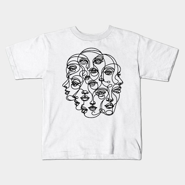 Entwined Essence Kids T-Shirt by FashionPulse